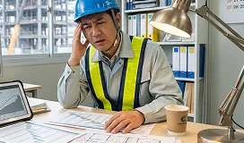 どの案件がどこまで進んでいるのか、事務所にいるだけでは全く見えず、状況の把握が難しい…