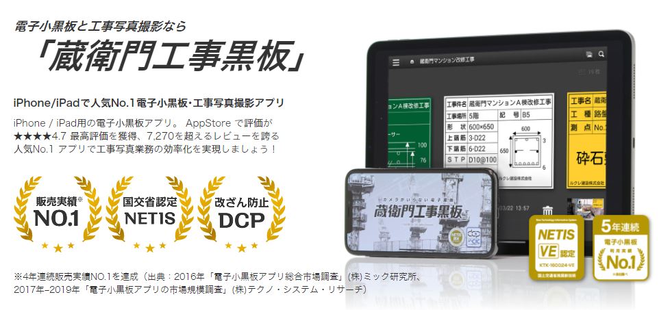 蔵衛門工事黒板